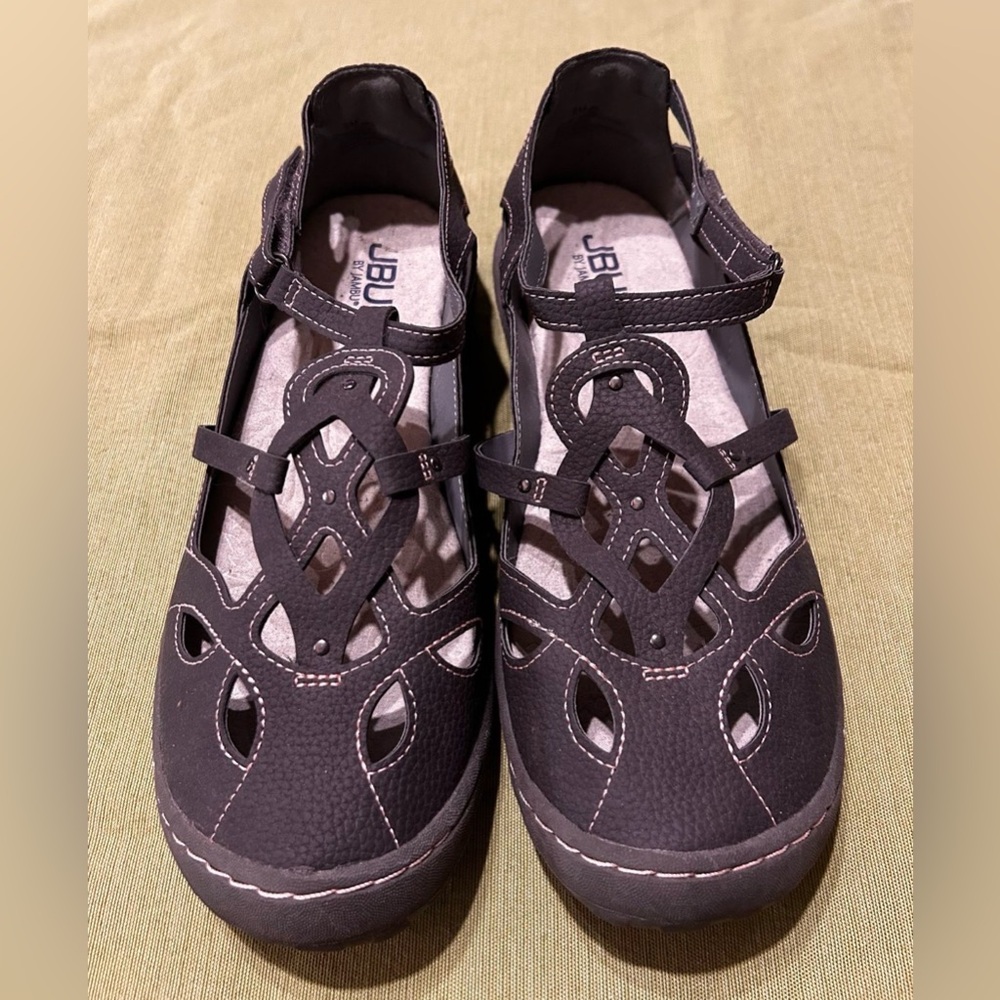 JBU Women's Dark Gray Shoes with Cutouts